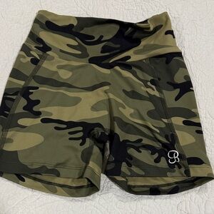 NWOT Bombshell Sportswear Camo Athletic Shorts - Large